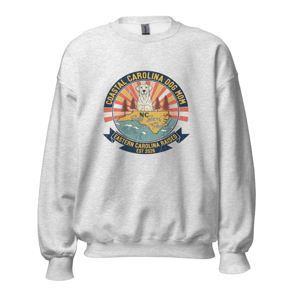 Coastal Carolina Dog Mom - Crewneck Ash
