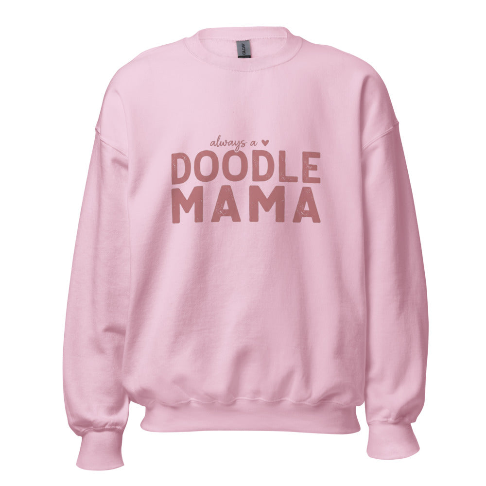 Doodle Mama - Crewneck Light Pink