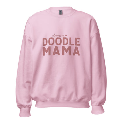 Doodle Mama - Crewneck Light Pink