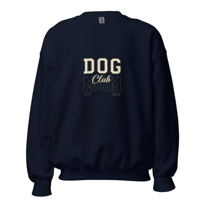 Dog Mom - Crewneck Navy