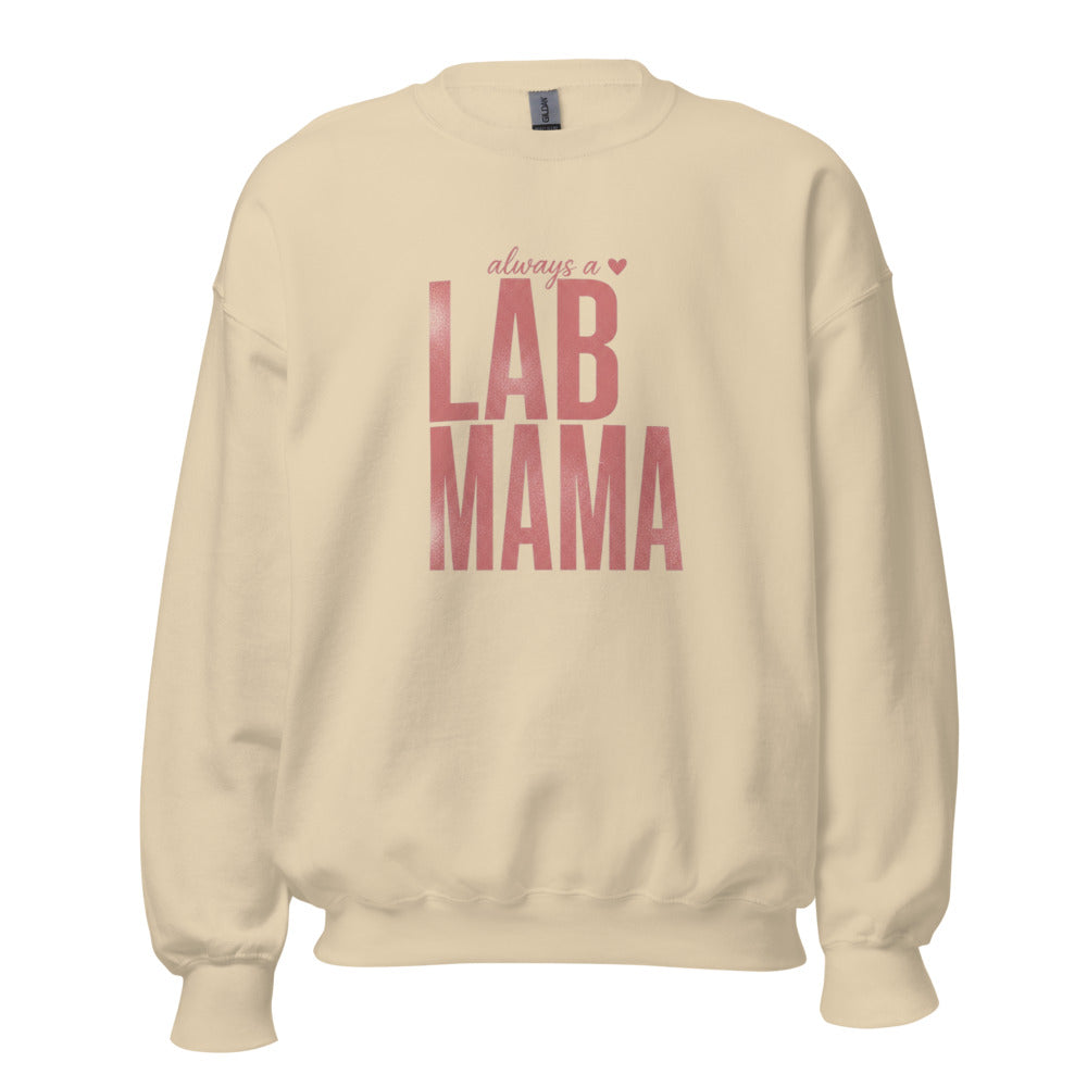 Lab Mama - Crewneck Sand