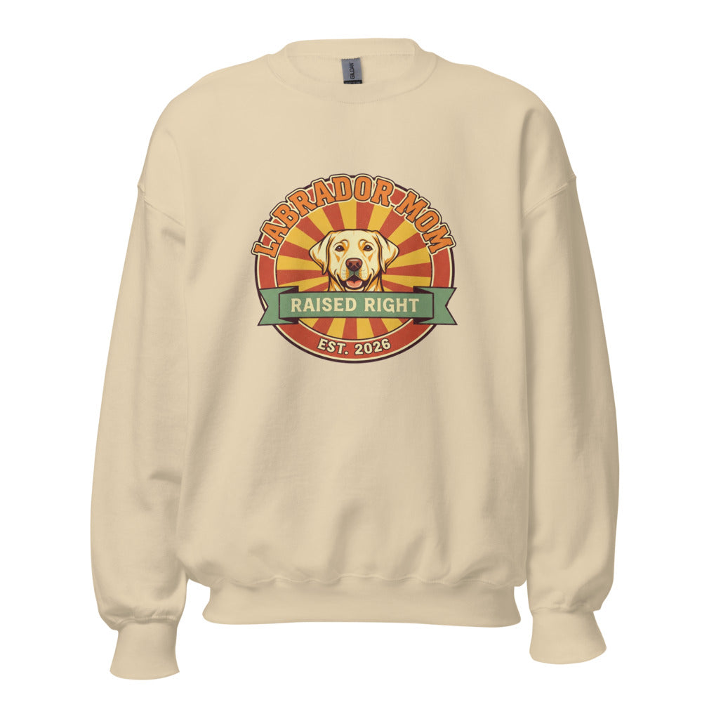 Labrador Mom - Crewneck Sand