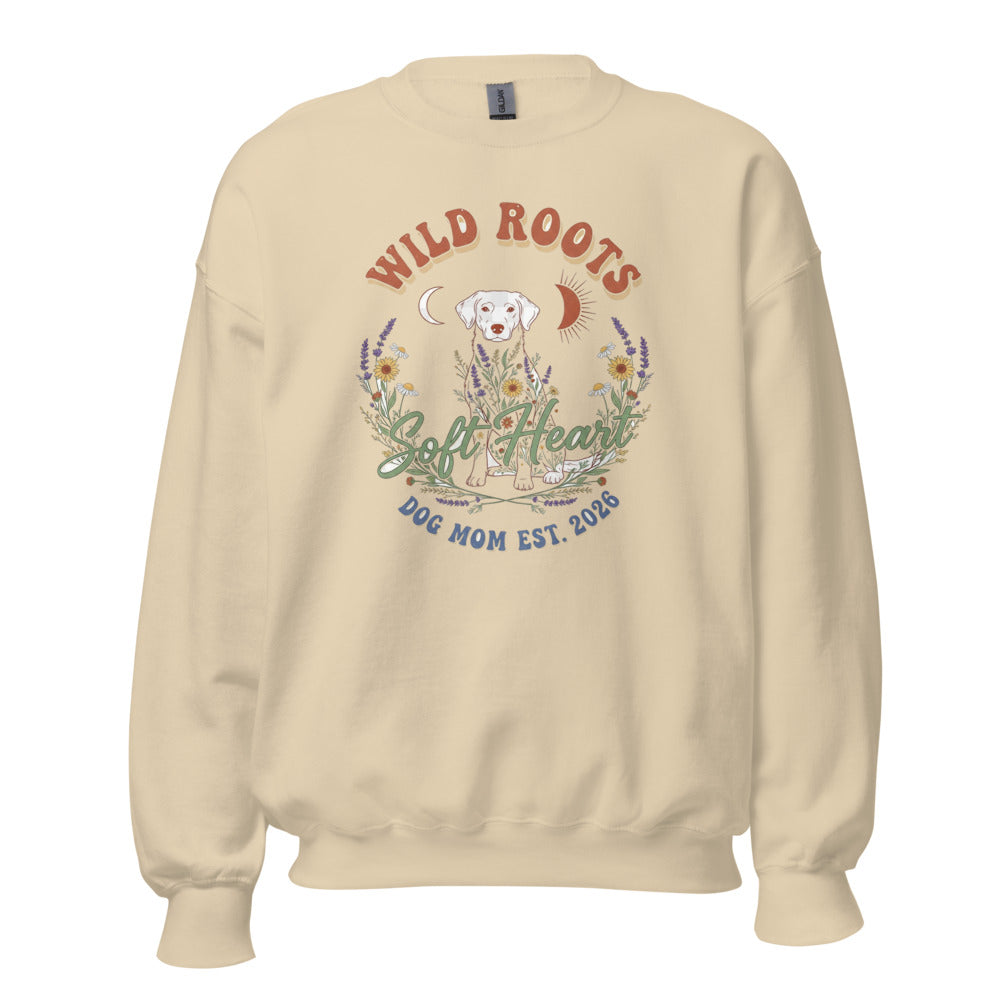 Wild Roots Soft Heart - Crewneck Sand