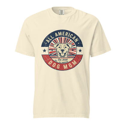 All American Dog Mom - Tee Ivory